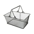 thumbnail image 5 of Shopping Basket Iron Grocery Tote Large Capacity Metal Construction for Supermarket Retail Store Consumers, 5 of 9