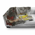 thumbnail image 3 of Modern Soft Flannel Fleece Throw Blanket, Street Musician Man Singing Playing Guitar Show Performance Grunge Urban Artwork, Cozy Plush for Indoor and Outdoor Use, 50" x 70", Multicolor, by Ambesonne, 3 of 6