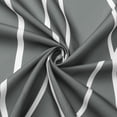 thumbnail image 4 of Abstract Striped Shower Curtain, Modern Minimalist Waterproof Fabric Shower Curtain Set with Hooks 72" x 72" - Dark Grey, 4 of 6