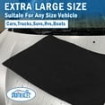 thumbnail image 3 of Toalla HOMEXCEL de microfibra para secar coches, paquete de 4 unidades, 79 x 61 cm, color negro, 3 of 7