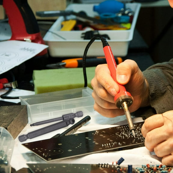 IFANLANDOR 7Pcs Ball Driver Bits Set with Magnetic Hexagon Nut Driver for Electric Screwdrivers and Hand Tools