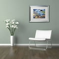 thumbnail image 3 of Trademark Fine Art 'Sealife' Canvas Art by Jenny Newland, White Matte, Silver Frame, 3 of 4