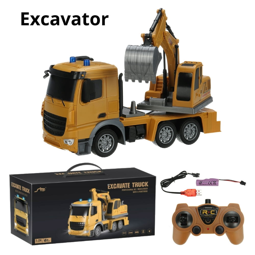 Bestgoods 24 Remote Controls Construction Dump Truck for Boys