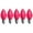 pink, variant on EZLS Yellow Transparent C7 LED Replacement Bulbs, 5 Pack