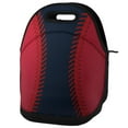 thumbnail image 1 of Baseball League Navy Blue and Red Lunch Tote Bag, 1 of 2