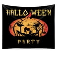 thumbnail image 1 of Tapestry Happy Halloween para pared, 150 x 130 cm, microtela de fibra, 1 of 2