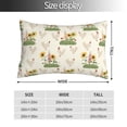thumbnail image 2 of Kdxio Cotton Pillow Cases 20"x30" Pillowcases,Soft and Breathable Bedroom Pillow Cases-Flowers And Hens-No Pillow Core, 2 of 5