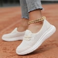 thumbnail image 5 of Women's Walking Shoes Soft Sole Mesh Shoe Comfortable Orthopedic Slip-on Breathable Flats Casual Nursing Orthotic Lightweight Shoes Walking Sneaker with Arch Support, 5 of 12