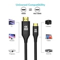 thumbnail image 4 of Cable HDMI KeLink Mini HDMI a HDMI de 1 m, 4K, 60 Hz, HDMI 2.0, 4 of 7