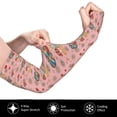thumbnail image 3 of Daiia Retro 70s 60s Hippie Flower UV Sun Protection Arm Sleeves - Cooling Compression Arm Sleeve - Sports & UV Arm Sleeves for Men & Women, 3 of 8
