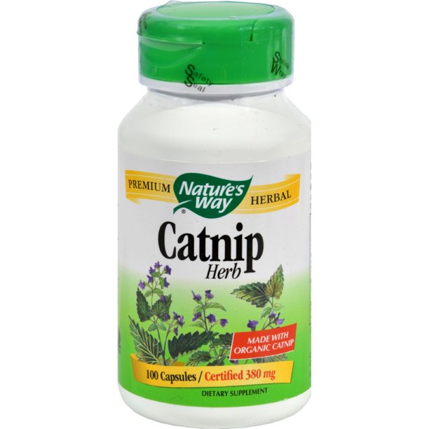 Nature's Way Organic Catnip Herb 100 Capsules