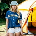 thumbnail image 2 of Wowstyle Denim Bucket Hat for Women Blue Jean Western Fisherman Hats Packable Outdoor Breathable Sun Hat Adjustable Wide Brim Bucket Hat, 2 of 7