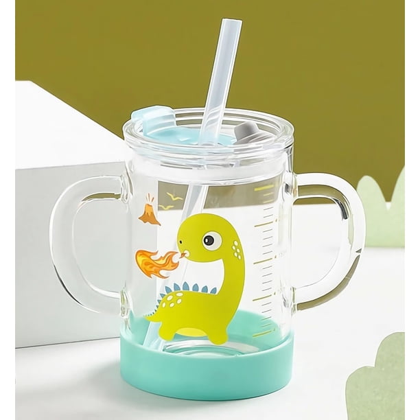 Vaso de vidrio para niños HKSICHENGKEJI Cute Milk Water Cup 250 ml