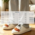 thumbnail image 3 of YgkuHd Women's Cute Ghost Slippers Halloween House Shoes with Candy Witch Hat Soft Fuzzy Indoor Sliders Warm Winter Bedroom, 3 of 7