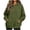 Army Green, variant on Hoodies for Women Plus Size Hooded Pullover Long Sleeve Sweatshirt Solid Tops Fall Clothes with Pocket Blue 2XL
