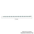 thumbnail image 5 of Blue Apatite Moissanite  925 Sterling Silver Rhodium Plated Bracelet for Women Jewelry Birthday Christmas Gifts Size 8 Inches Ct 7.13, 5 of 5