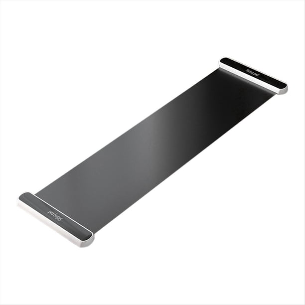 Esterilla Deslizante para Yoga, para Deportes de Interior, para Entrenamiento de Patinaje de Velocidad, para Hockey Sobre Hielo, Patinaje Sobre Ruedas, 180 cm, Color Negro