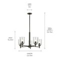 thumbnail image 5 of Kichler Lighting - Shailene - 5 Light Chandelier-15.25 Inches Tall and 23.75, 5 of 5