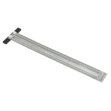 

Positioning Scribing Ruler Stainless Steel Woodworking Marking T Ruler High Accuracy Clear Scale For Measuring 400mm