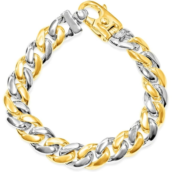 Pompeii Men's Cuban Link 14k Gold (101gram) or Platinum (163gram) 13mm Bracelet 9" (,)