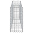 thumbnail image 5 of vidaXL Gabion Basket Set of 2 Silver Galvanized Steel Large, 5 of 5