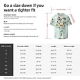 thumbnail image 7 of Daiia World Travel Map Men's Linen Shirts Short Sleeve Casual Shirts Button Down Shirt for Men Beach Summer Wedding Shirt-Small, 7 of 7