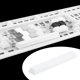 thumbnail image 5 of Teclas de barra espaciadora 6.25U PBT coloridas Sunnimix para teclados mecánicos Gamer blanco, 5 of 8