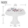 thumbnail image 3 of 4 Pcs Flower Knobs for Kitchen Cabinet Cupboard Dresser Bookcase Drawer Pulls Handles Round Home Decor, 3 of 5