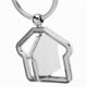 thumbnail image 3 of unbranded 5Ud Llaveros De Metal Con De Casa Plata Para Colgar Llaves Y Accesorios Portátiles, 3 of 7