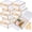 White, variant on 12Pack Small Gift Boxes with Lids, 4.5''x4.5''x2'' Small Boxes for Gifts with Ribbons, Red Gift Boxes for Present, Birthday, Valentine's Day, Mother's Day, Holiday