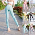 thumbnail image 4 of Womens Silky See Through Leggings High Elastic Sheer Ultra-thin Skinny Trousers, 4 of 7