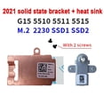 thumbnail image 1 of New SSD Bracket Storage Card Heatsink For DELL G15 5511 5510 5515 M.2 2230 and sink, 1 of 6