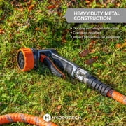 HydroTech Heavy Duty Front Trigger 8 Pattern Hose Nozzle