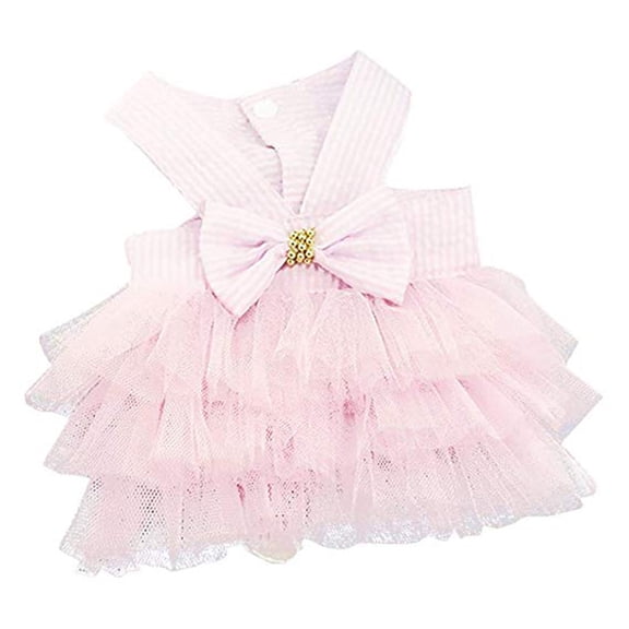 UDIYO Summer Pet Dog Princess Strap Skirt Puppy Wedding Birthday Party Clothing Dress