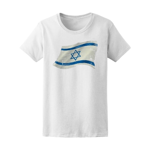 Flag Of Israel In The Wind Tee Men's -Image by Shutterstock