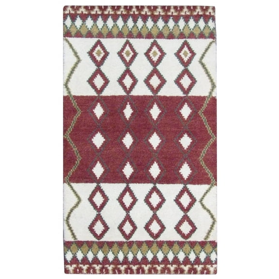 Wahi Rugs Hand Knotted Moroccan 3'0"x5'0" -w193