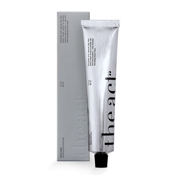 Crema de manos The Act para mujeres y hombres Tecnología laminar con vitaminas A y E para hidratación profunda e hidratación antienvejecimiento vegana orgánica (2 onzas líquidas de hierbas sutiles)