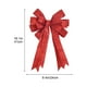 thumbnail image 3 of Adorno Navideño de Lazo | Colgante Rojo para Árbol de Navidad | Lazo Reutilizable con Marco de Acero Resistente a La Decoloración para Envolver Regalos | Decoración Navideña para Interiores y Exterio, 3 of 6