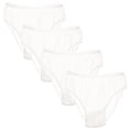 thumbnail image 1 of OULII 4Pcs Disposable Cotton Underwear White Breathable Female Underpants for Postpartum Home Use Comfortable, 1 of 8