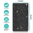 thumbnail image 4 of Dog Food Mat Space Galaxy Astronaut Planet Starry Night Cosmos Pet Feeding Mat Absorbent Waterproof Non-Slip Durable, 4 of 5