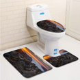 thumbnail image 1 of ABPHQTO Amanecer brumoso en Colorado Juego de alfombras de baño de 3 piezas Alfombra de baño Alfombra de contorno y tapa de inodoro ABPHQTO Cont-CHAPPLE-33732, 1 of 2