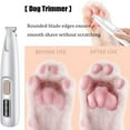 thumbnail image 2 of ACDANC Dog Paw Trimmer, Electric Dog Trimmer with LED Light, Rechargeable Low Noise Pet Trimmer Hair Clipper, 2 of 4