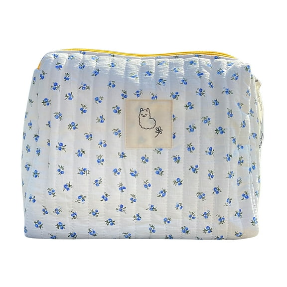 Clearance! Lotpreco Kawaii Coquette Makeup Bag Cute Cosmetic Bag Aesthetic Floral Makeup Pouch Travel Toiletry Bags for Women Girls Kawaii Stuff