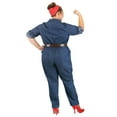 thumbnail image 5 of Women's Plus Size WWII Icon Costume, 5 of 10