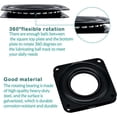 thumbnail image 3 of 4 Pieces Lazy Susan Metal Swivel Plate Turntable 360 Degree Rotating Bracket, Ball Bearing Swivel Plate for Table Chair TV Sofa Chair.., 3 of 5