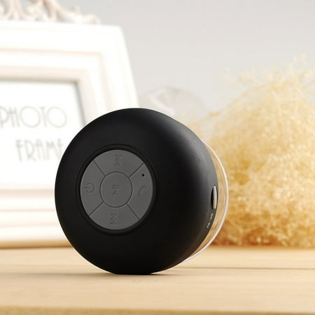 - Mini Wireless Portable Shower Car Waterproof Bluetooth Handsfree Mic Speaker with Suction Cup For iPhone Tablet PC MP3 iPod