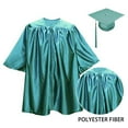 thumbnail image 2 of Graduation Dress Set Children's Graduation Robe Cap Set with Front Zipper Tassel Academic Attire for Pupil Kindergarten Ceremony Bachelor Gown Cap Set, 2 of 8