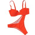 thumbnail image 2 of ITFABS Women Sexy Two-piece Bikini Set Padded Push Up Bra+Triangle Bottom, 2 of 3