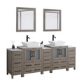 thumbnail image 6 of Vanity Art 84" Double Sink Freestanding Bathroom Vanity Set with Engineered Marble Top and Mirror, 6 of 11