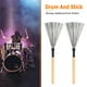 thumbnail image 4 of Cepillo de tambor de alambre de metal, cepillo de percusión de tambor de madera para principiantes (madera) Sywqhk Alta Calidad, 4 of 8